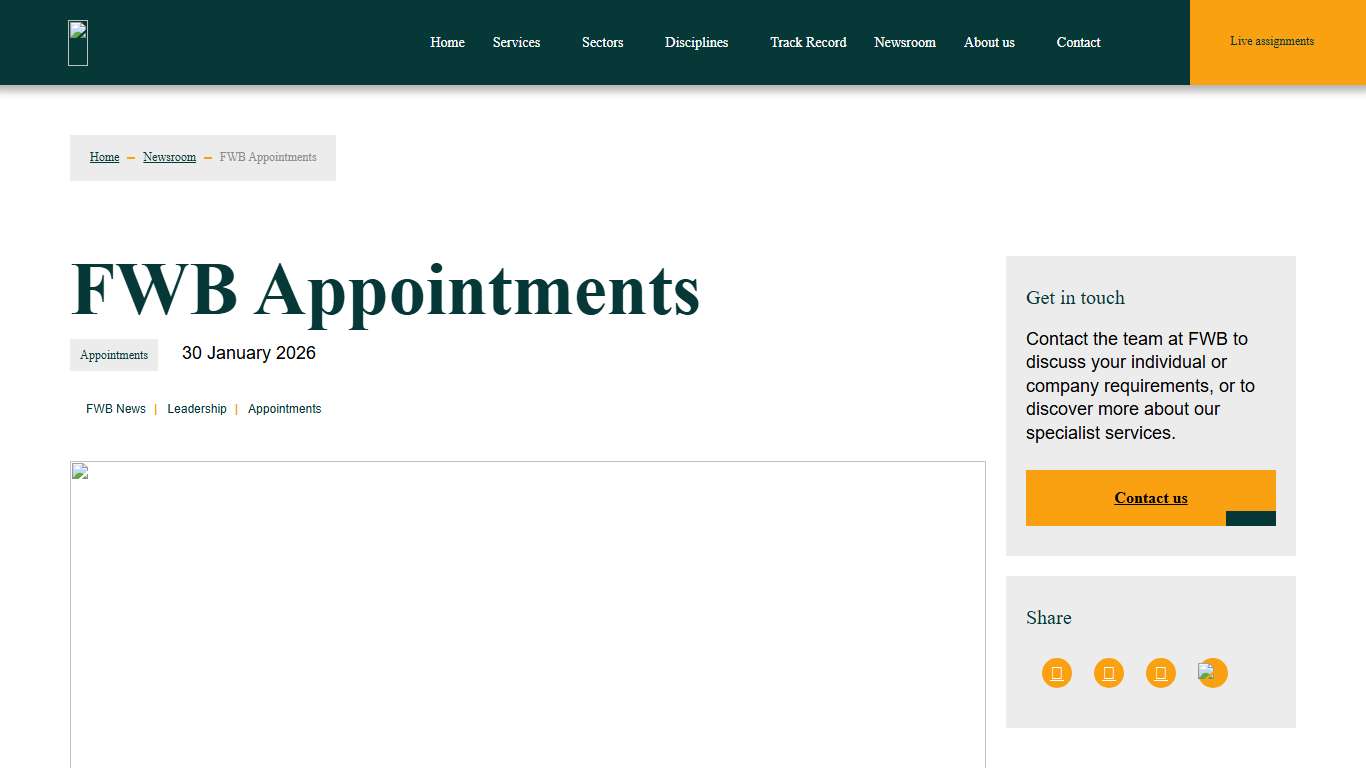 FWB Appointments - FWB
